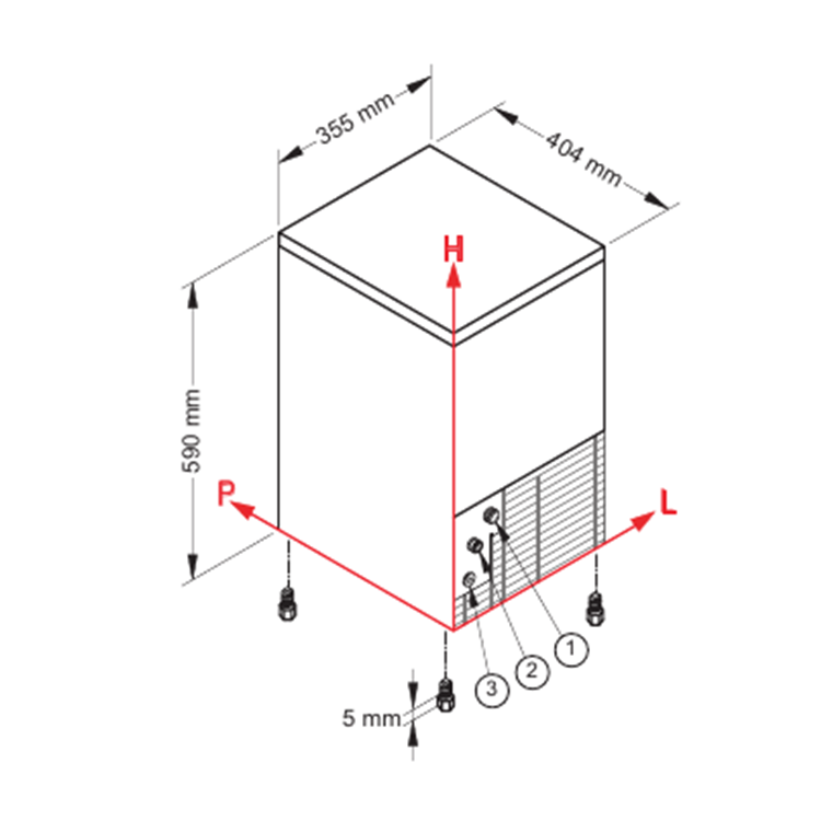 Tehnički crtež i parametri modela CB 134