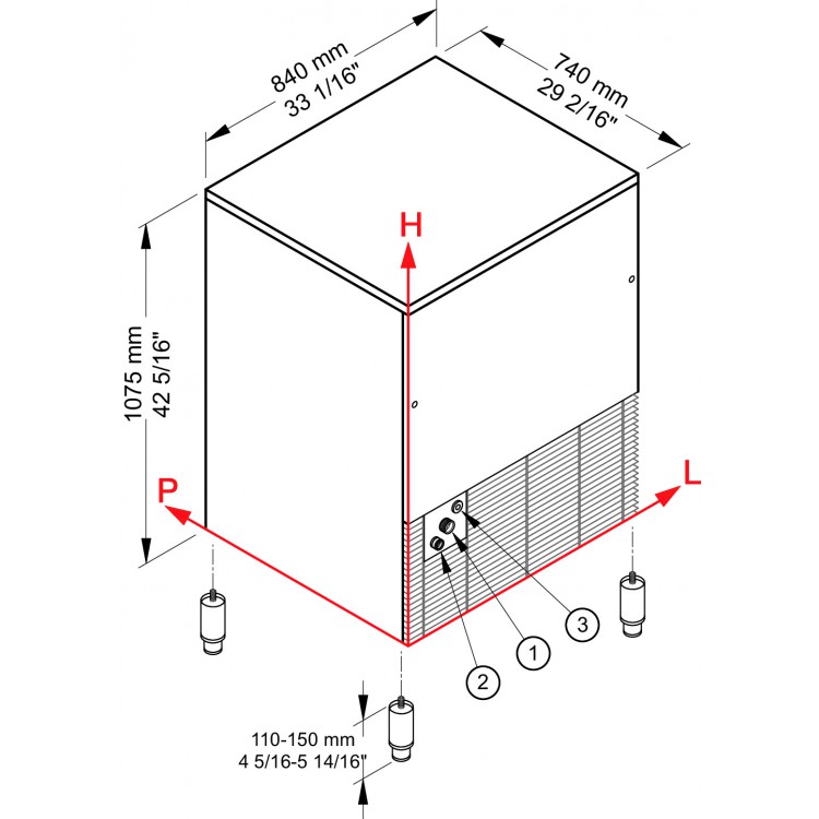 Tehnički crtež i parametri modela CB 1565